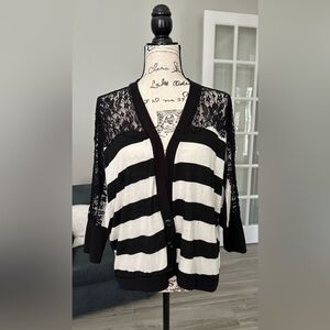 About A Girl, Los Angeles XL striped sweater ￼